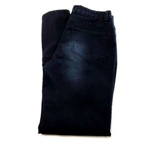 Almost Famous Premium Denim Jeans Black Dark Stone Wash Midrise Jeans 7‎ 27/29